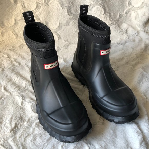 【未使用】Stella Mccartney×Hunter Stella McCartney x Hunter Limited Collection Grey Short Rain Boots